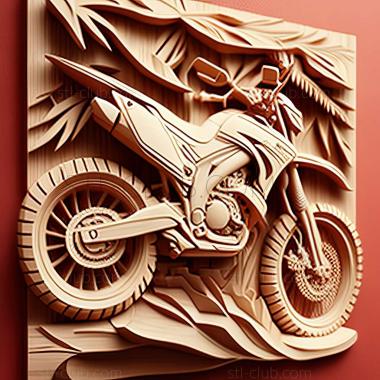 3D мадэль Honda CRF125F (STL)